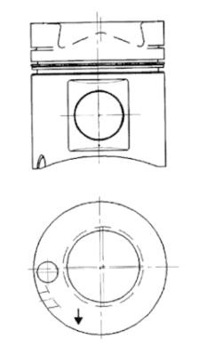 KOLBENSCHMIDT Reparatursatz, Kolben/Zylinderlaufbuchse 91467960 Universal für MERCEDES-BENZ A4470302817 A4270110210 A4470372001 Image