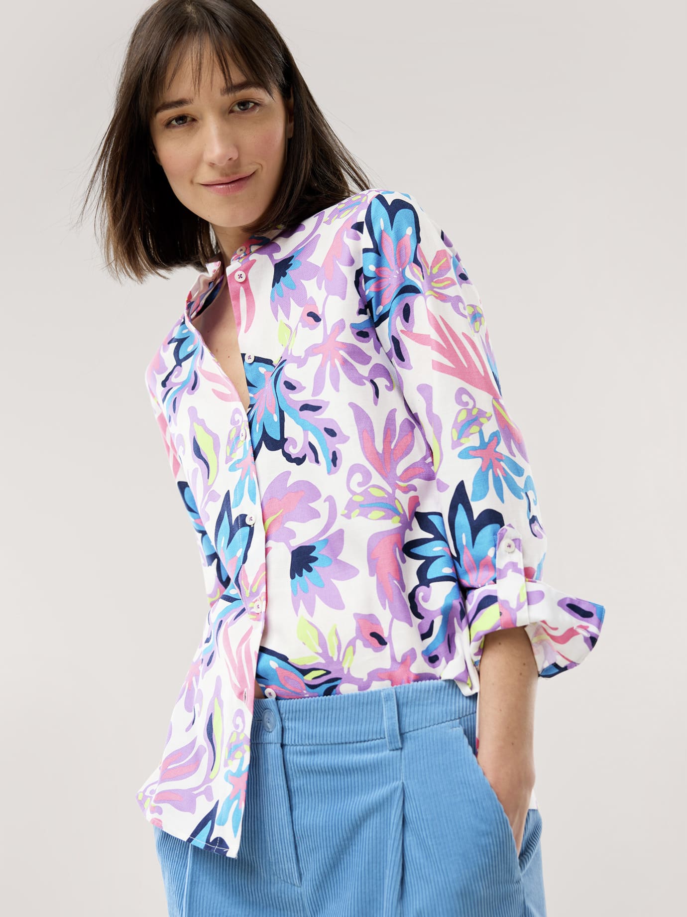 Stehkragenbluse Feel Good Image