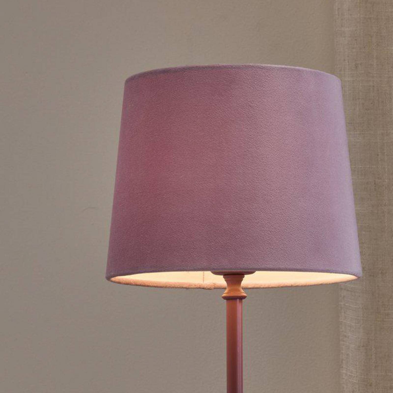 PR Home Tischlampe Tove, violett / pink / rose, für Wohn- / Esszimmer, Metall, Tischlampe