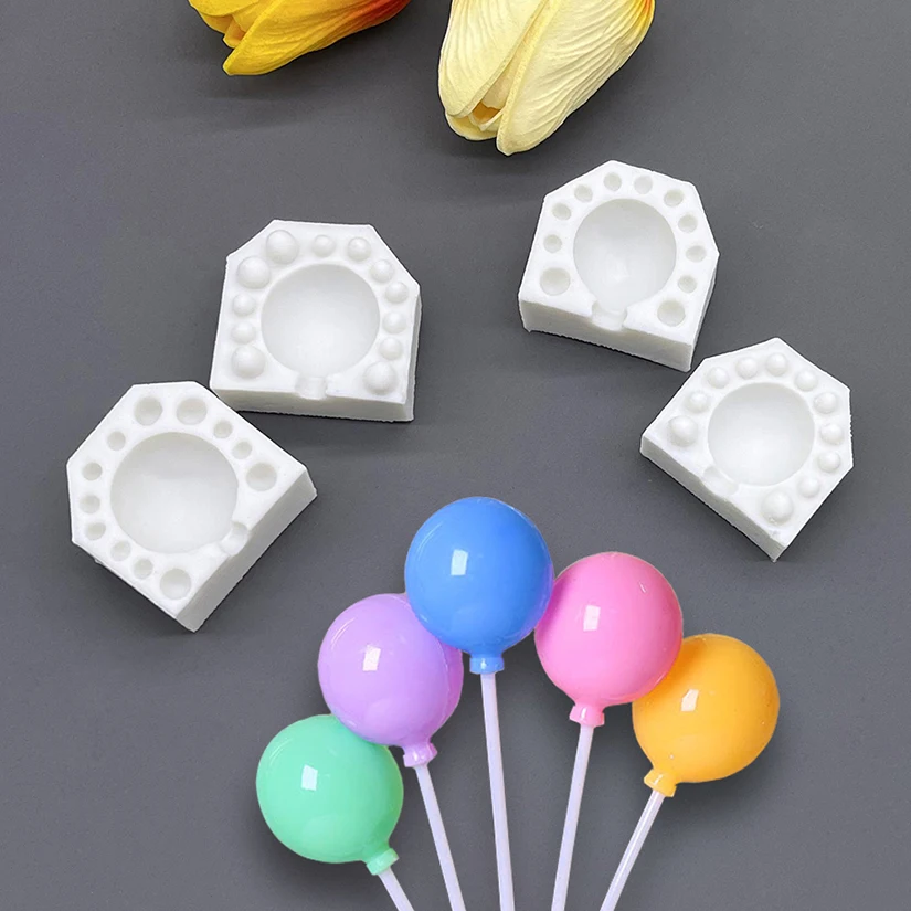 Ballon Lutscher Silikon Sugarcraft Form Cupcake Schokolade Backform Fondant Kuchen Dekorieren Werkzeuge Image