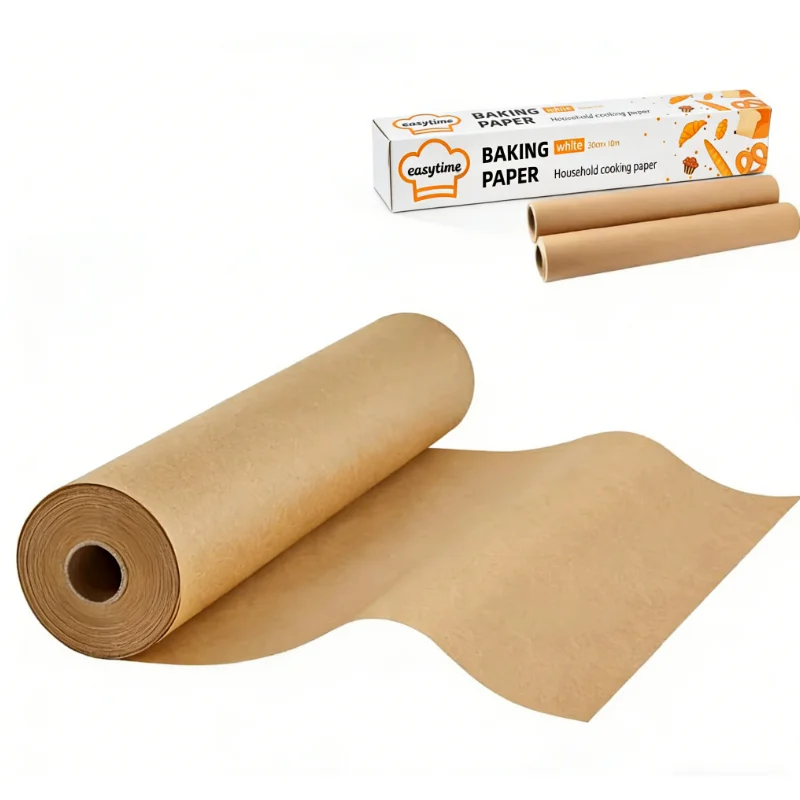 Antihaftbeschichtetes Pergamentpapier-Backblech, vorgeschnitten zum Backen, Grillen, Luftfritteuse, dämpfendes Brot, Cupcake, Kekse, Küche, Kochzubehör Image