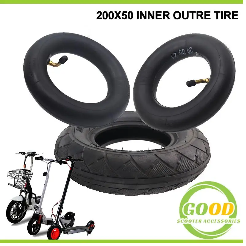 8 Zoll 200 x 50 (8 x 2) Innenrohr Außenreifen für Razor E100, E200, EPunk und Dune Buggy Wheels Teile Elektroroller Spezialreifen