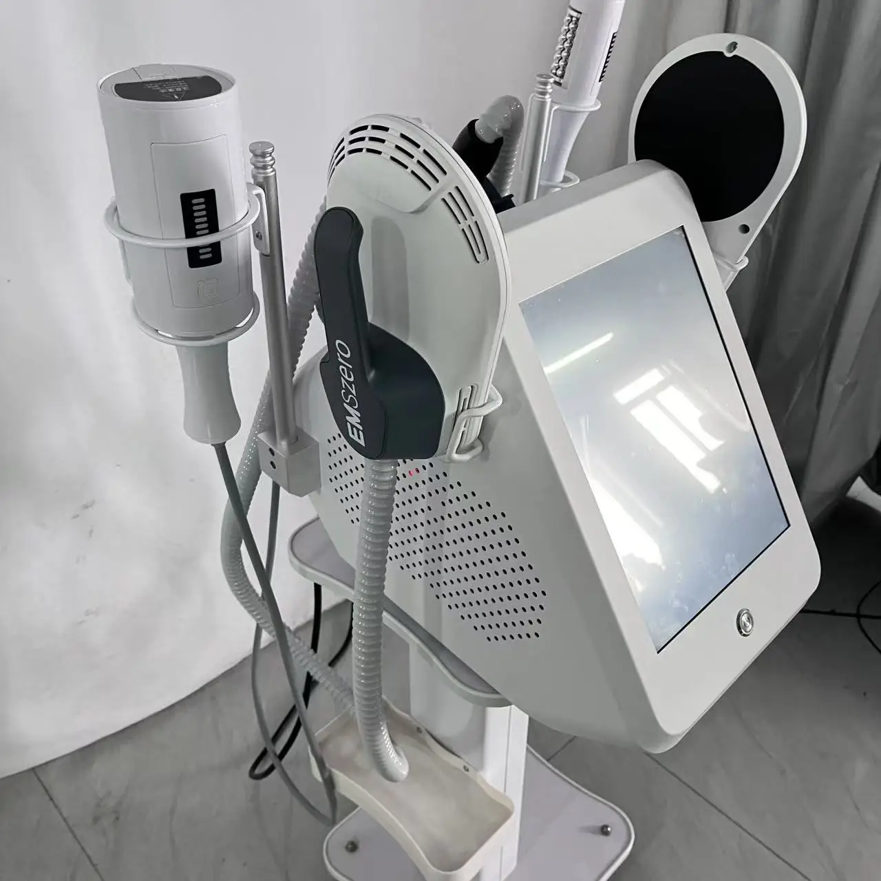 Machine de sculpture corporelle MYOSLIM EMS avec 360 ° Gêtre musculaire 2 en 1 à rouleau RF, équipement de Massage amincissant, Fitness, santé et beauté