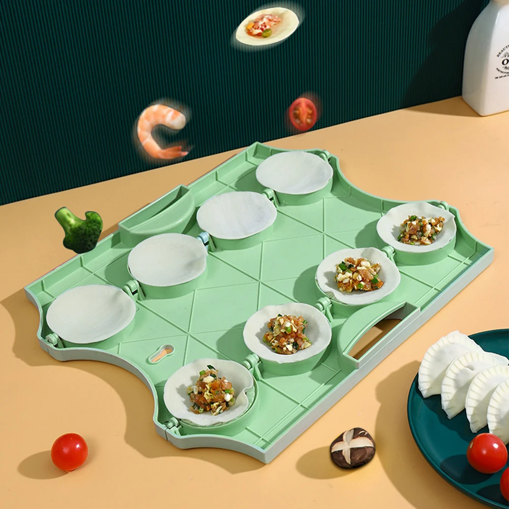 Automatische Knödelpresse Vorlage Wiederverwendbare Presse Knödel Haut Schablone Küche Kochwerkzeug Image