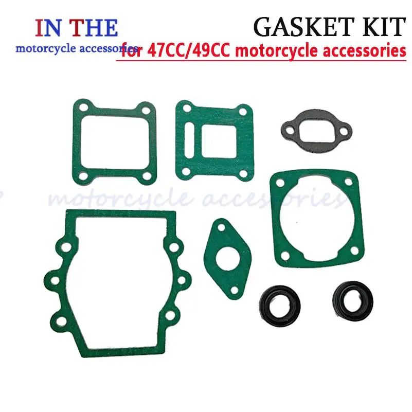 49cc 2-Takt Mini Motorrad Pocket Bike, Kinder ATV Qaud Go Go Go Kart, Baby Allrad-Geländewagen, Motordichtung Image