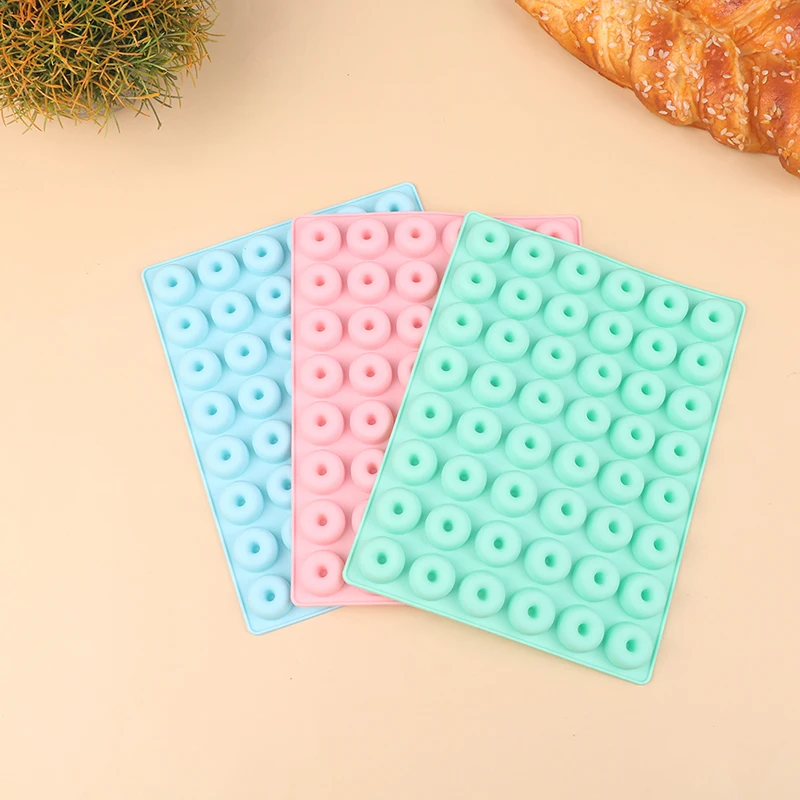 1 Stücke 48 Mini Donut Schokolade Silikonformen Gelee Pudding Plätzchenform Backzubehör Image