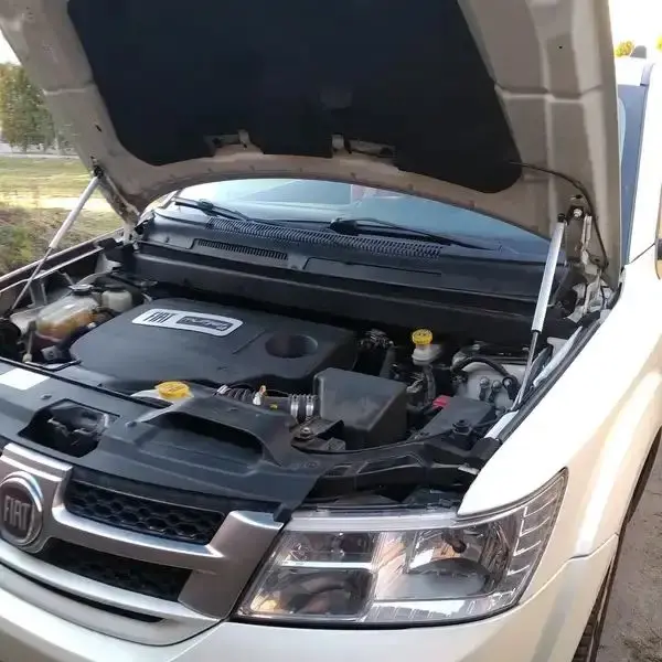 1 Satz Gasdruckfedern für Dodge Journey für Fiat Freemont 2009–2020, Fronthaube, Motorhaube, Hebeunterstützung, Dämpfer, Stoßdämpfer, Stangen Image