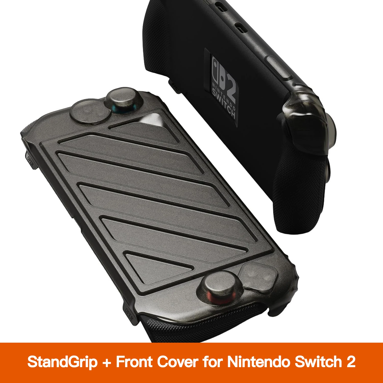 Savage Raven by Skull & Co. StandGrip-Frontabdeckungspaket für Nintendo Switch 2, Schutzhülle, stehbare Abdeckung, weiche Schale Image