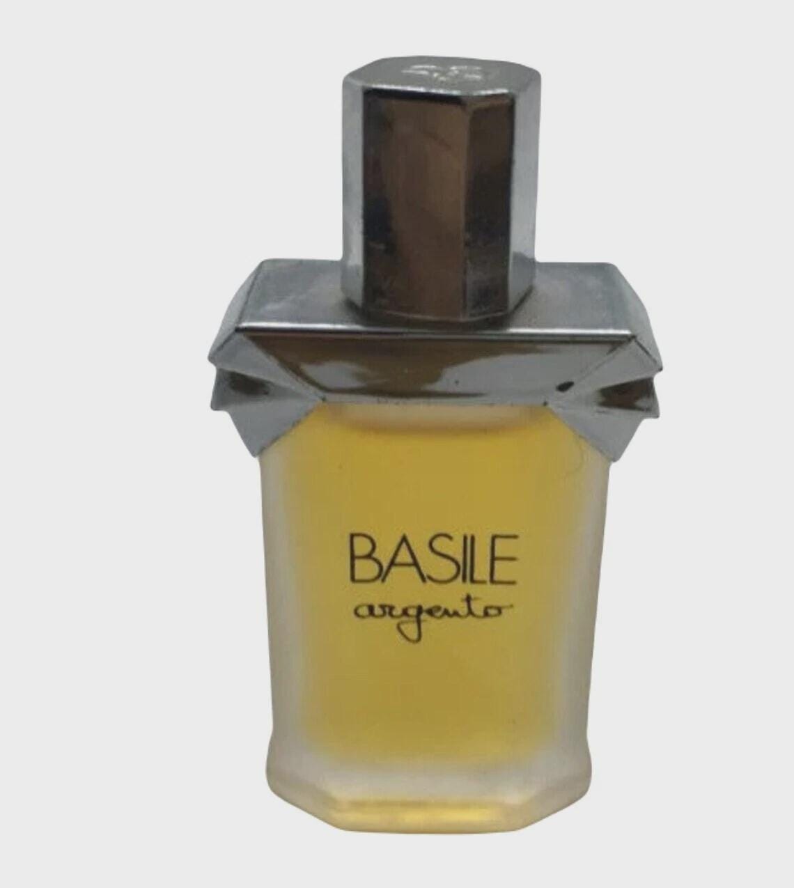 Basile Argento di Basile Eau de Parfum Miniature Perfume Profumo Mini Mignon 5ml 0.17oz 1987 bottiglia da collezione Profumo da donna speziato