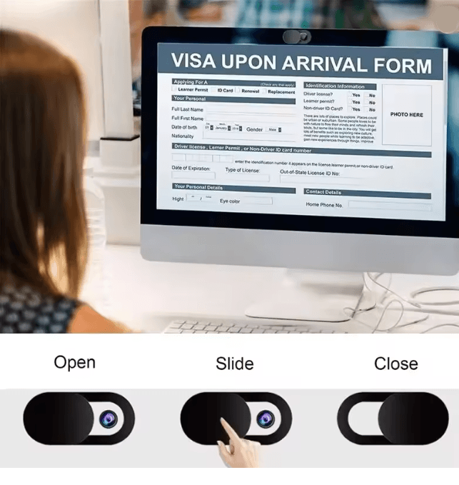 PrivacyShield Webcam Cover Slider For Laptops Phones And Tablets i