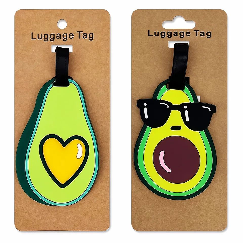 Avocado Silicone Luggage Tag Avocado Silicone Luggage Tag