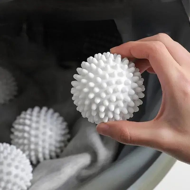 Reusable Laundry Dryer Balls 4 Or 6 Pack Anti Tangle Washing Machine Cleaning Balls 6pcs