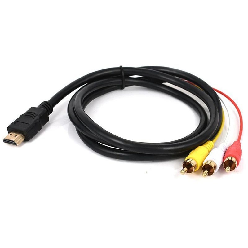 HDMI To RCA Converter Cable, Connect HDMI Devices To AV TVs, Projectors, Receivers HDMI To RCA Converter Cable, Connect HDMI Devices To AV TVs, Projectors, Receivers