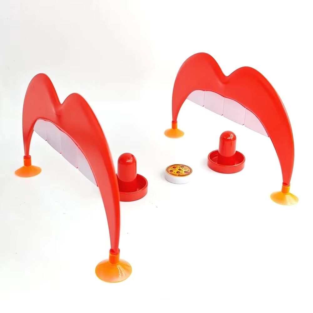 Desktop Ice Hockey Game Pizza Themed Tabletop Set (Compact Family Challenge) Desktop Ice Hockey Game Pizza Themed Tabletop Set (Compact Family Challenge)