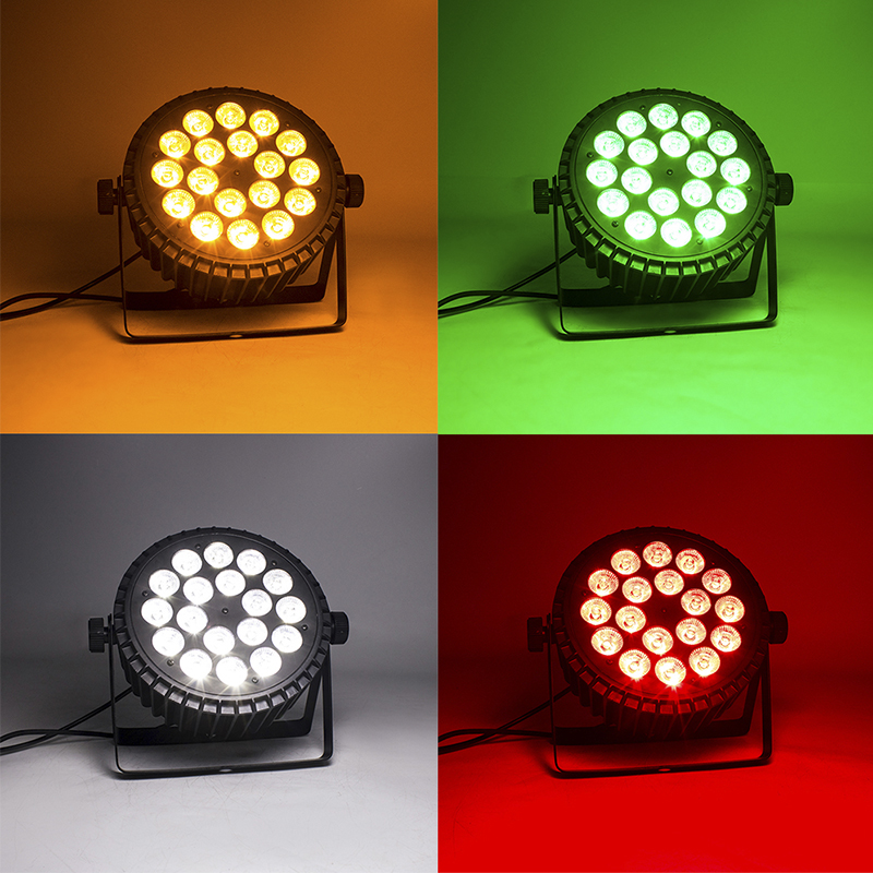 LED Aluminum Alloy Par Light For DJ, Disco, Christmas, Bar, Flat Par Light For Audience b