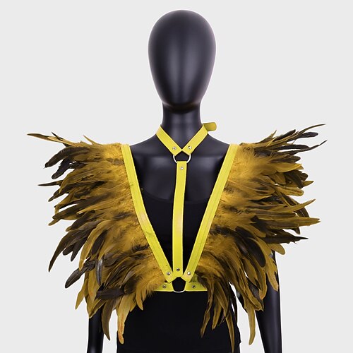 Carnaval 2026 Accessoires de Carnaval de Rio Samba Accessoires Costume Femme Harnachement en Plumes Violettes Costume de Performance Festival Brésilien