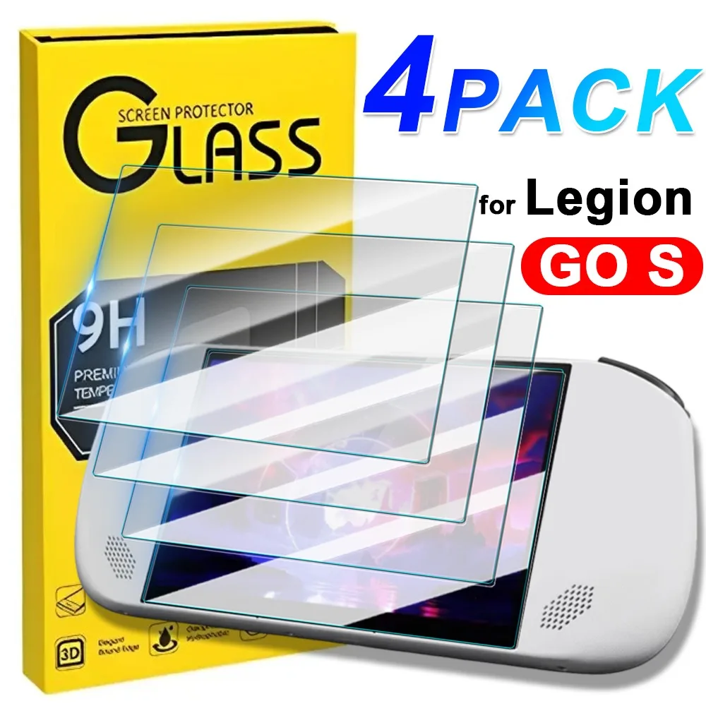 1–4 Stück Temperglas für Lenovo Legion Go S Konsolen, Displayschutzfolie, kratzfeste Folie, Zubehör für Legion Go S Image