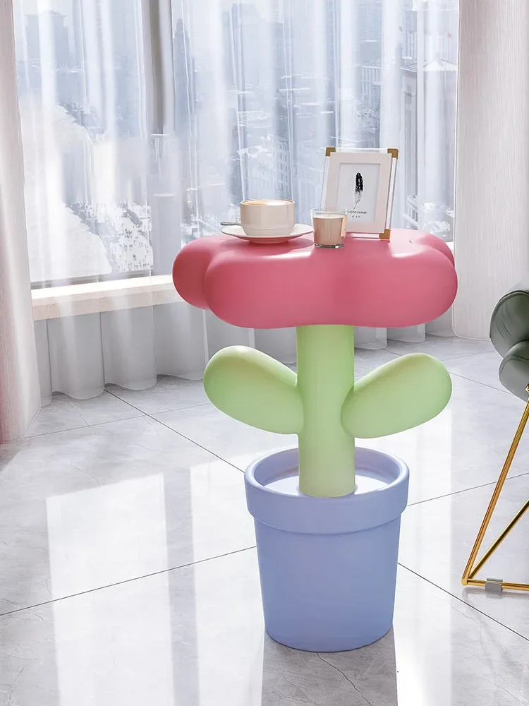 Nordic Möbel Tulpe Kaffee Tisch Luxus Wohnzimmer Möbel Große Sofa Seite Tisch Hause Dekoration Zubehör Nachttisch