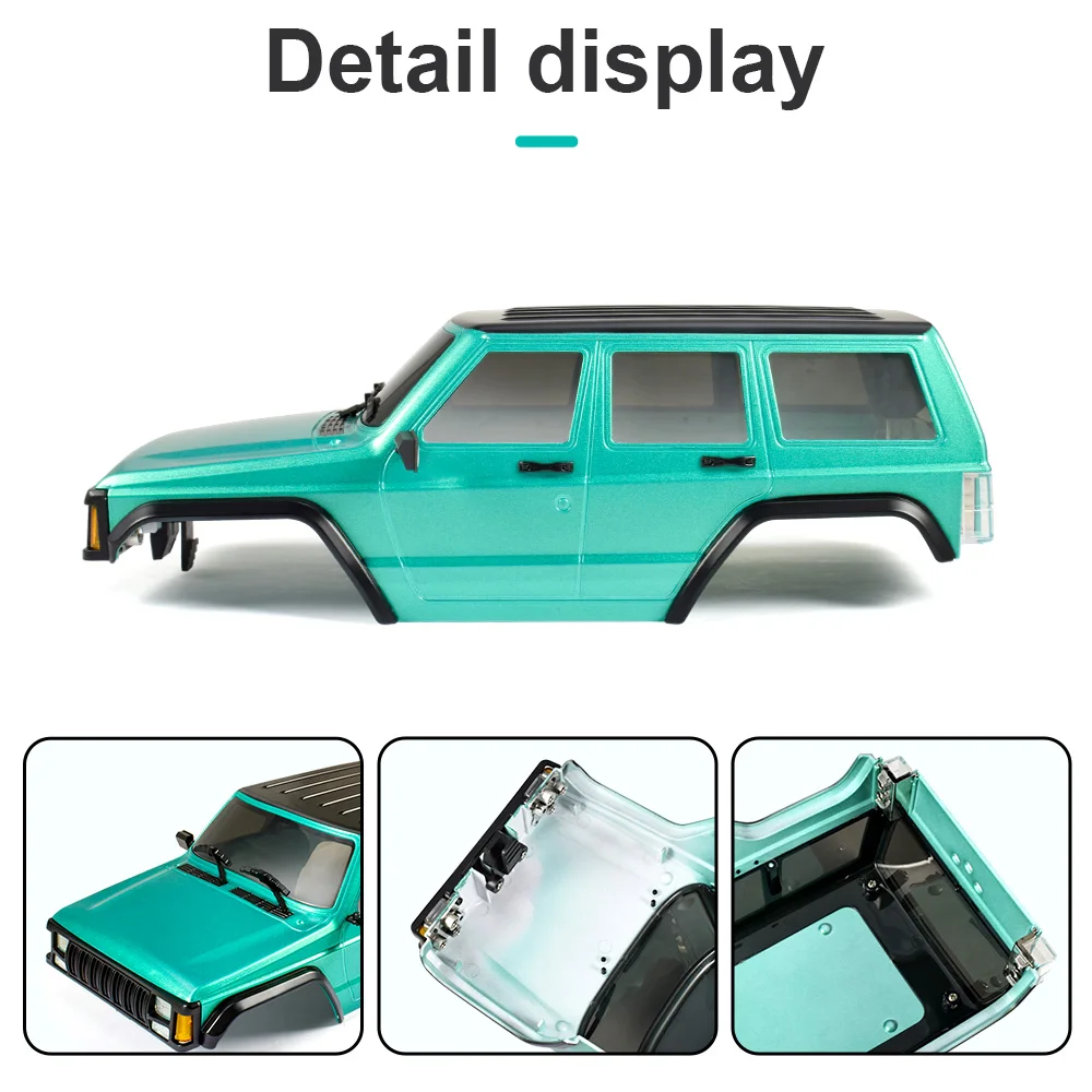AUSTAR RC coque de voiture 1:18 Jeep boîtier de voiture modèle boîtier de voiture télécommande pièces de voiture pour 1/18 RC voiture sur chenilles pièces d