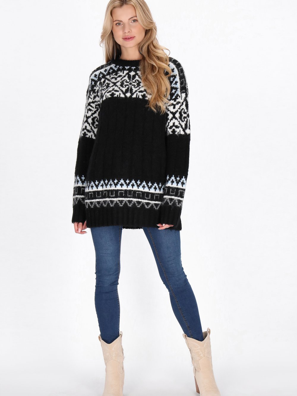 Usha Pullover Damen mehrfarbig, M/L Image