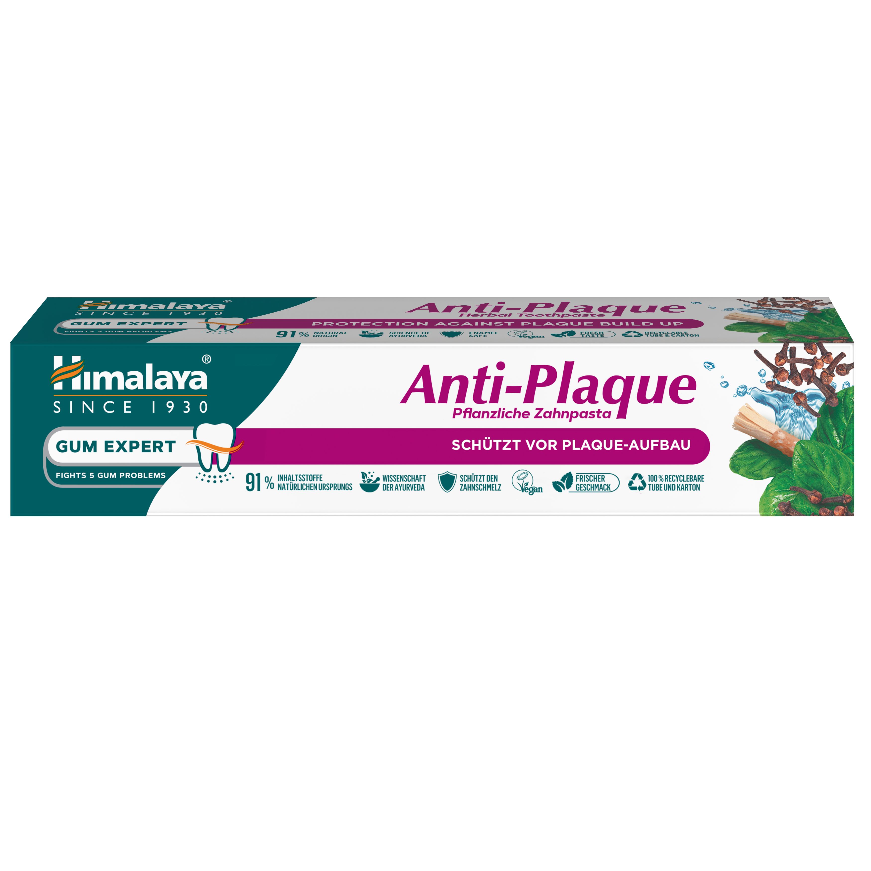 Himalaya Gum Expert Anti-Plaque Dentifricio alle Erbe 75 ml