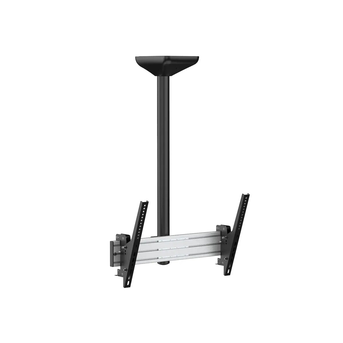 KIMEX - Neigbarer Deckenhalter für 1 TV-Bildschirm 43''-55'' - Höhe 100 cm Image