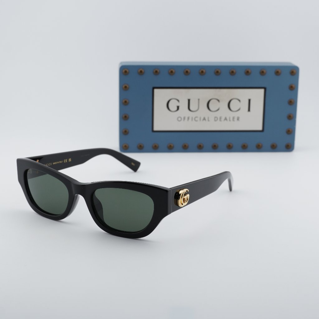 Gucci Accessories | Gucci Gg1954sa 001 Cat Eye Sunglasses - Shiny Black/Grey | Color: Black/Gray | Size: 53 - 20 - 145