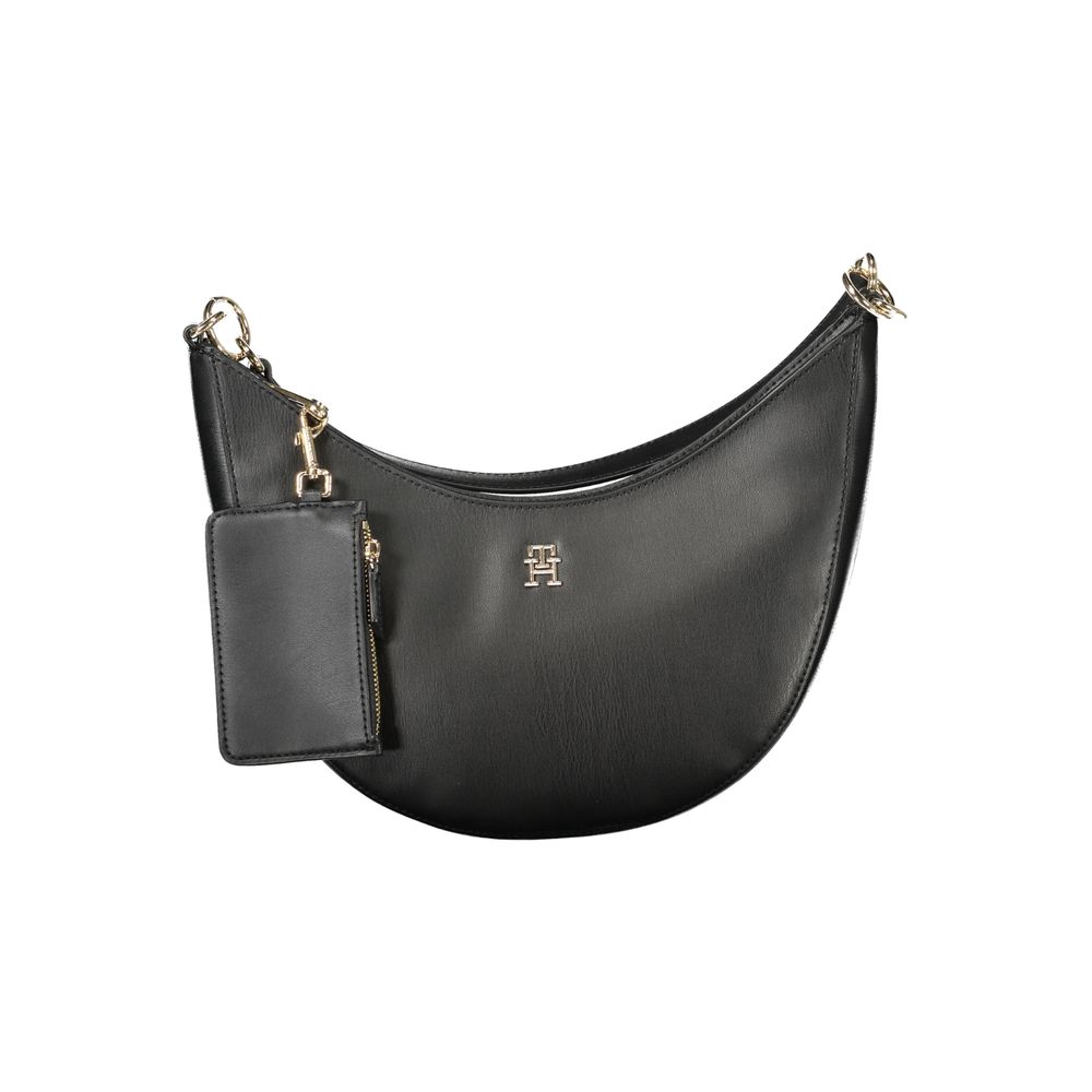 Tommy Hilfiger Schwarze Polyethylen Damenhandtasche Image
