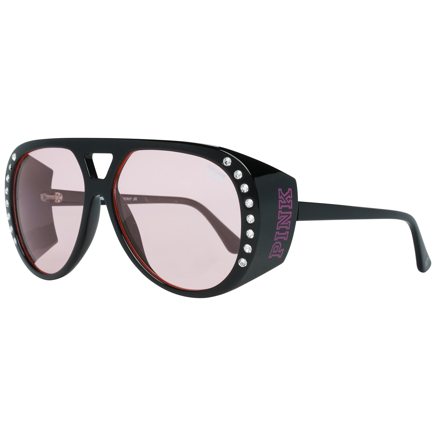Victoria's Secret Pink Sonnenbrille PK0014 01T 59 Frauen Schwarz Image