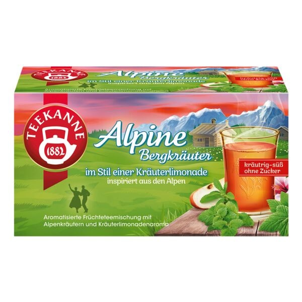 TEEKANNE Früchtetee »Alpine Bergkräuter« - 18 Beutel Image