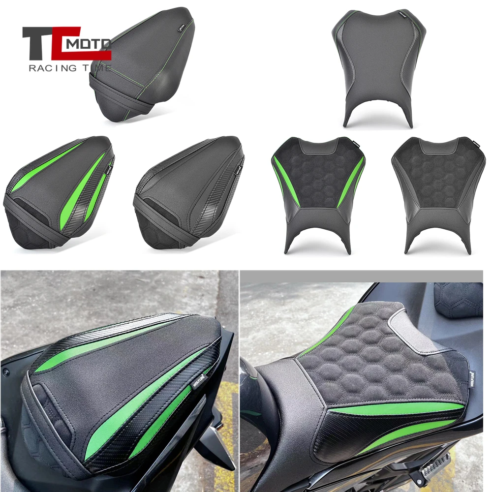 Ninja 500 Z500 Front Fahrersitz Für Kawasaki Ninja 500 Z500 Z 500 2024-2025 Motorrad Passagier Solo Hinten Sitzkissen pad Image