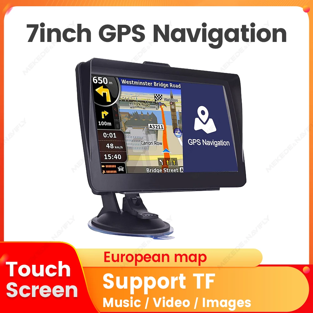 MEKEDE Neue Europa Auto GPS Navigation 7 Zoll 9 Zoll Touchscreen GPS Navigator Lkw Sonnenschirm Sat Navi Karte GPS Navigatoren