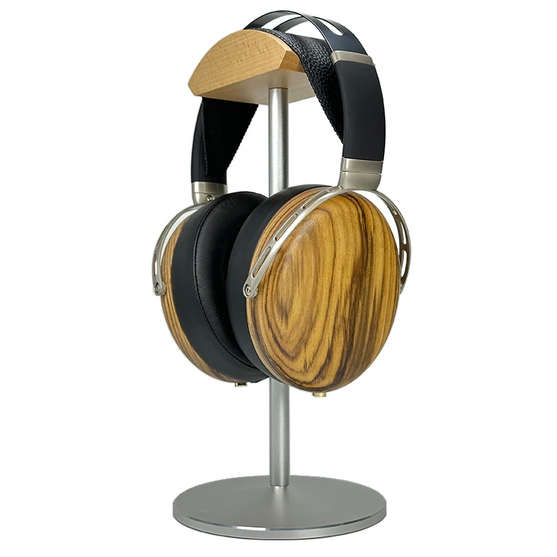 Große Kopfhörer Fall Über Ohr Kopfhörer gehäuse Für 40mm 45mm 50mm 52mm 70mm lautsprecher einheit diy Zebra Holz Headset Reparatur Teile Neue Image