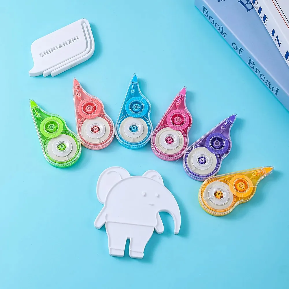 6 Stück/1 Satz Korrekturbänder, ein einfach zu verwendendes, sofortiges Korrekturwischgerät, sanftes Verschmieren und keine Rückzug Image