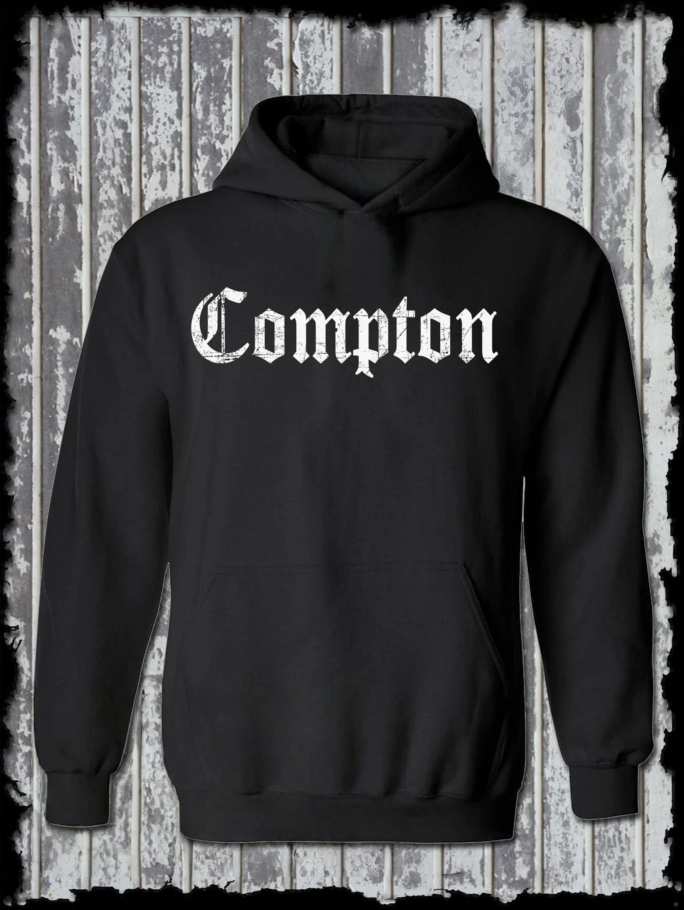 2025 Herbst Winter COMPTON Hoodie – West Coast Hip Hop Rap Los Angeles LA California Kapuzenpullover aus 100 % reiner Baumwolle Y2k