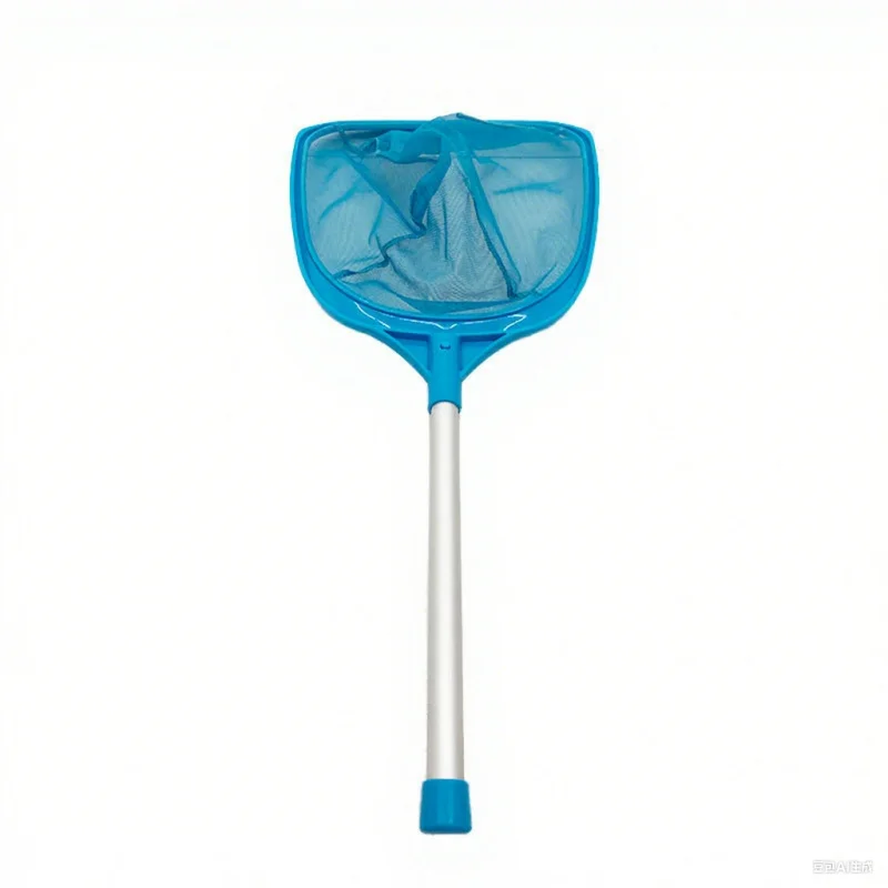 Pool-Blatt-Skimmer-Netz mit Metallstange – langlebiger Rechen für feine Schmutz in Boden-/oberschneidenden Pools, Spas und Whirlpools Image