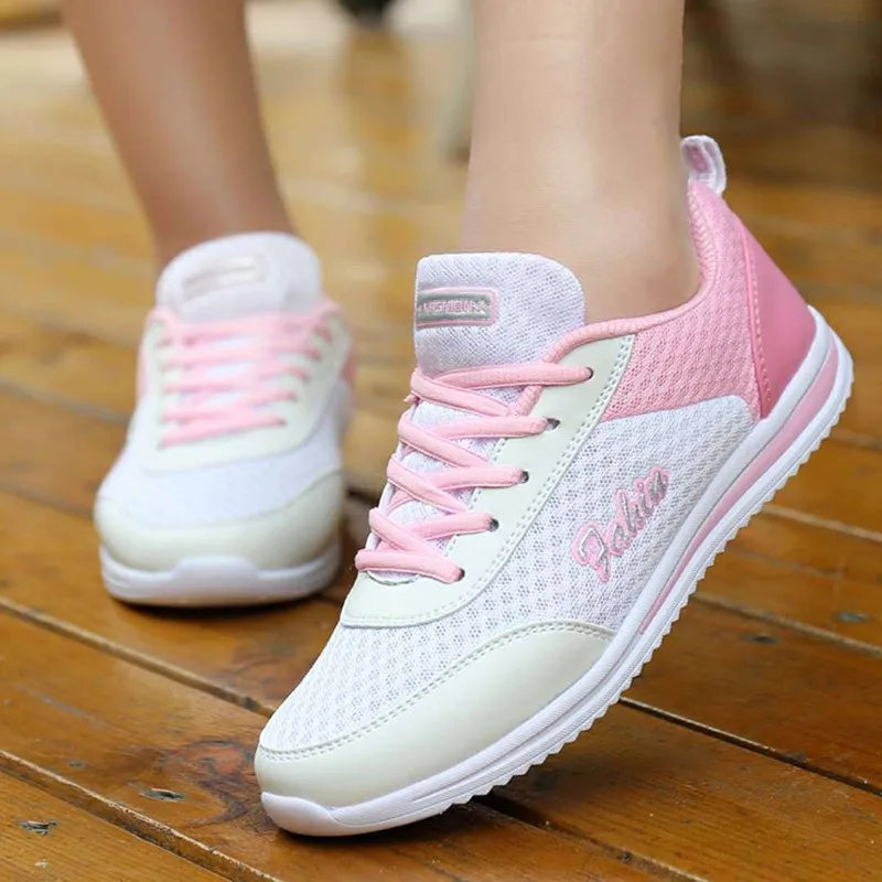 Baskets chaussures femme mode à lacets femme baskets respirant femmes chaussures de sport chaussures confortables chaussures pour femmes vente