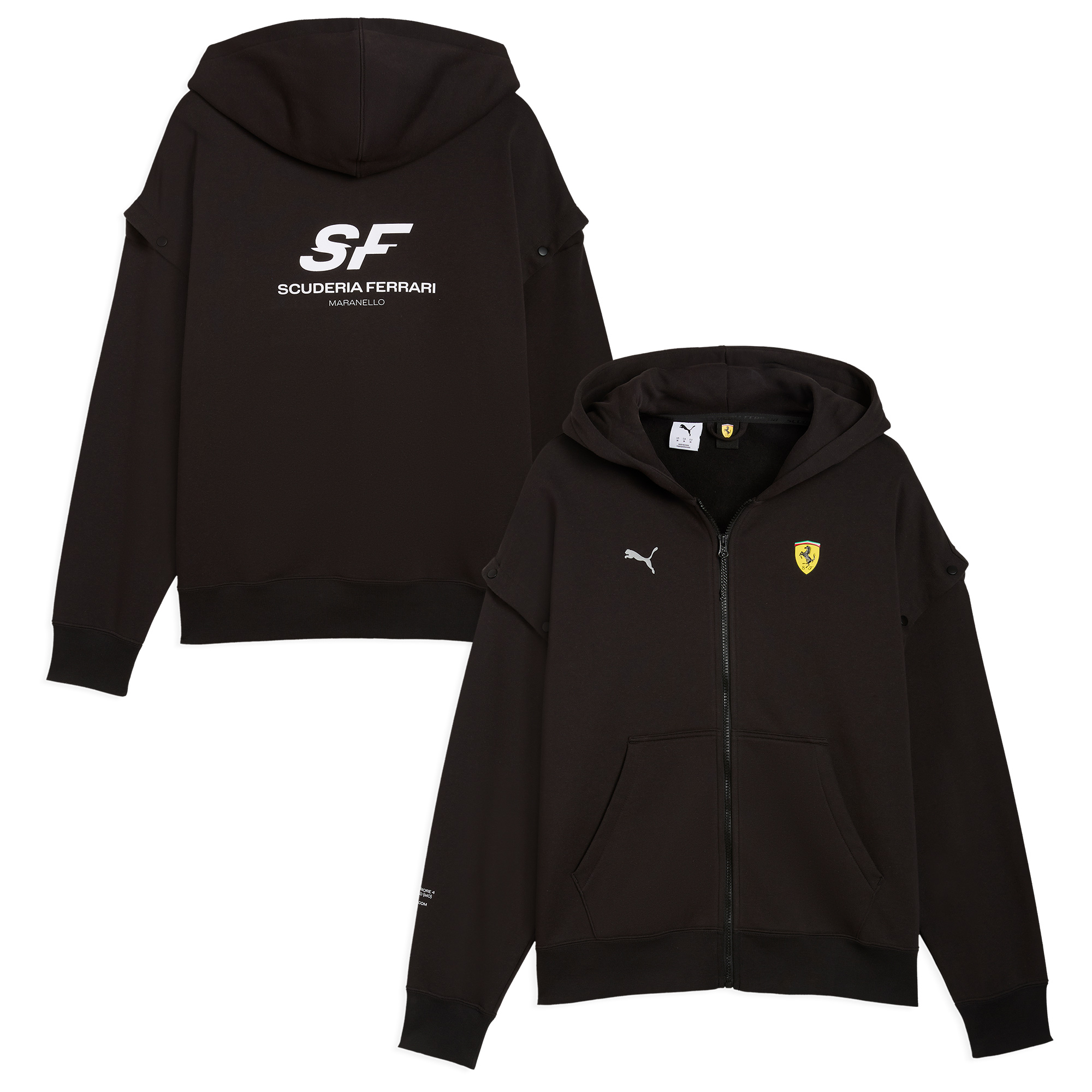 Ferrari Premium HDD Hoodie von Puma – Schwarz Image