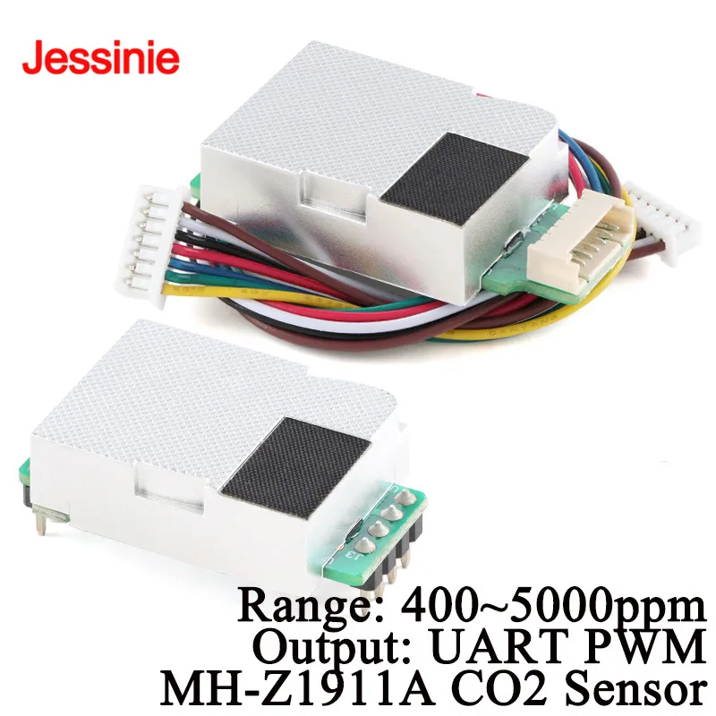 MH-Z1911A MH-Z19 NDIR CO2 Kohlendioxid Luft Gas Sensor Modul Infrarot IR 400-5000ppm für CO2 Monitor Image