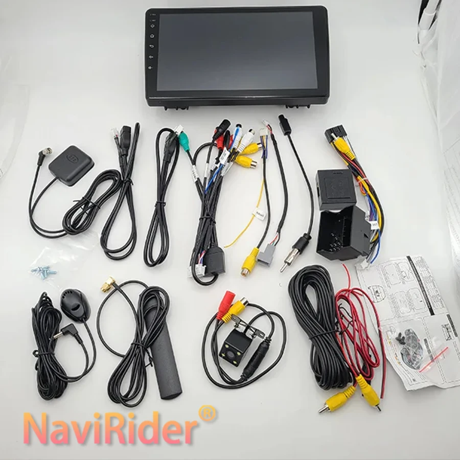 Android 15 Autoradio Wireless Carplay Android Auto Lettore video multimediale Universale 9/10 pollici RDS AHD DVR GPS 1 Din Stereo