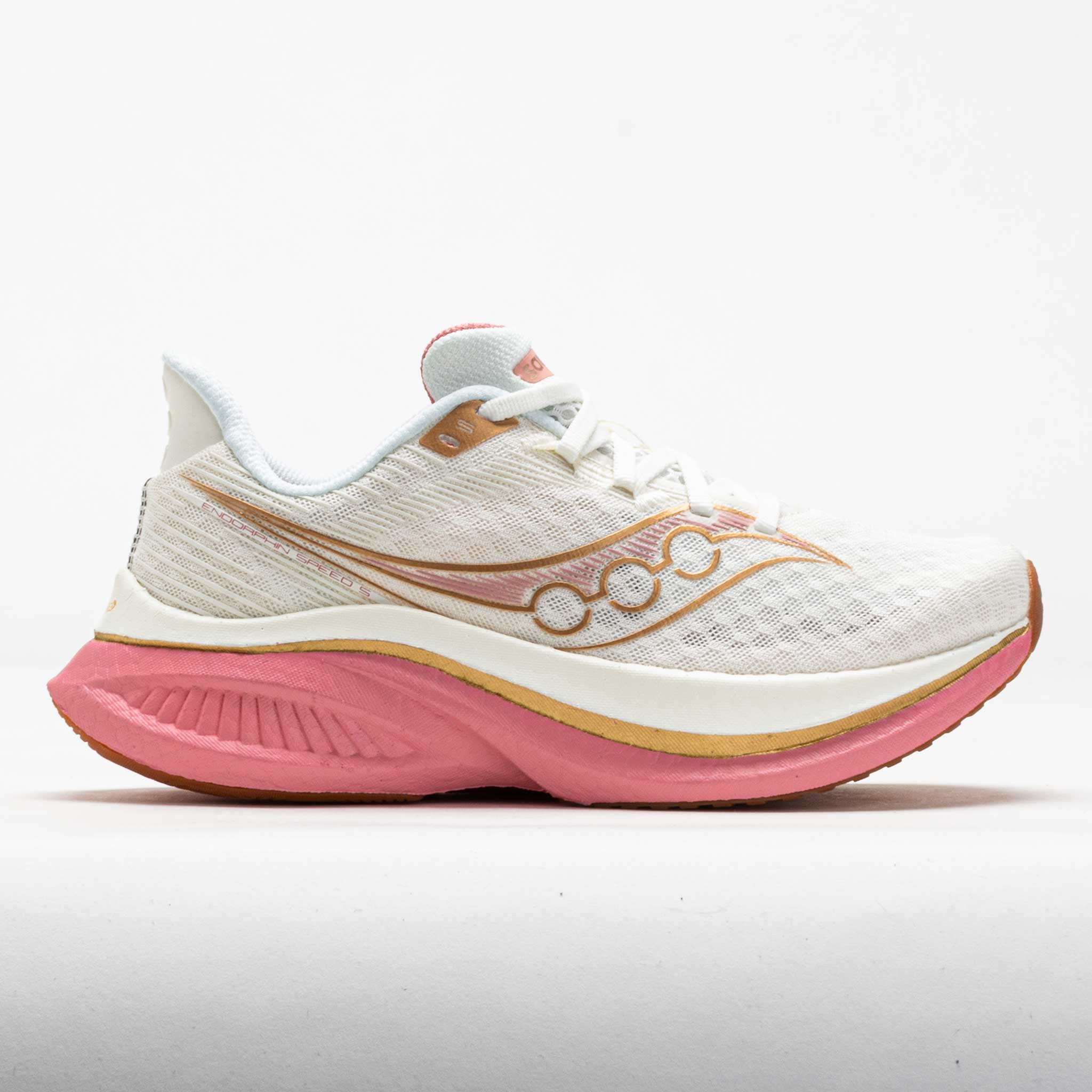 Saucony Endorphin Speed 5 Women's Running Shoes Ivory/Mauve