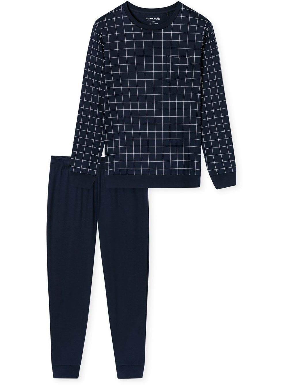 Schiesser Pyjama Herren marine, 54 Image