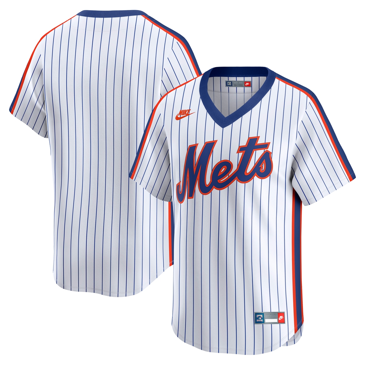 Footballtrikot NIKE "Nike Trikot New York Mets Nike MLB Limited Cooperstown", Damen, Gr. XL, weiß, 100% Polyester, Trikots