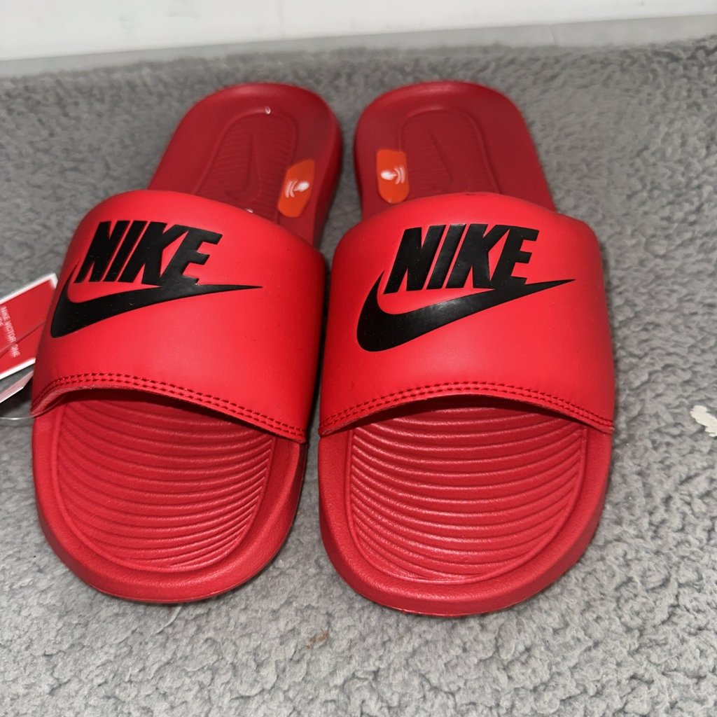 Nike Shoes | *New* Men Nike Victori One Slides University Red Size 6 | Color: Red | Size: 6