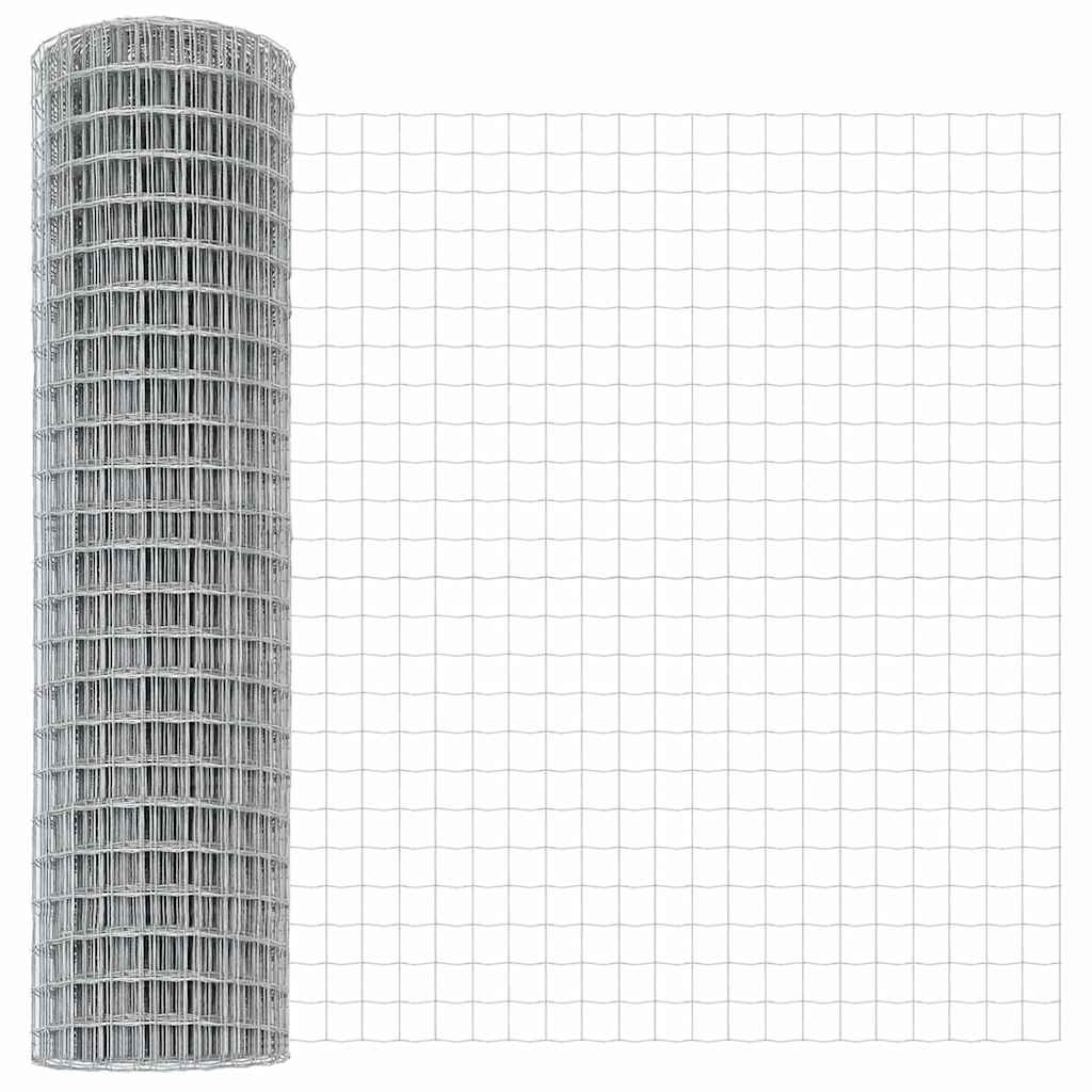 vidaXL Eurozaun 1,4 x 10 m PVC-beschichtetes Eisen Image