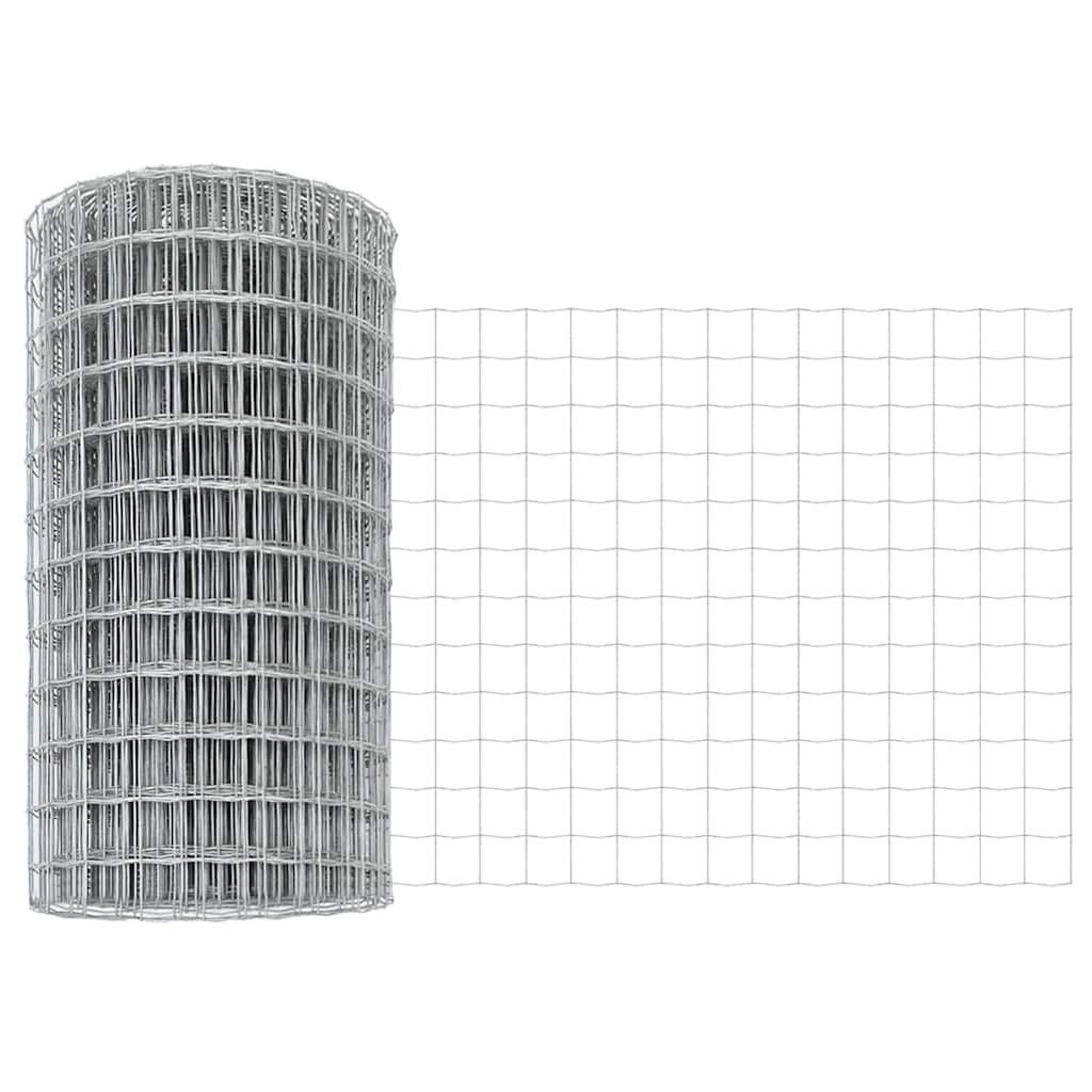 vidaXL Eurozaun 0,6 x 10 m PVC-beschichtetes Eisen Image