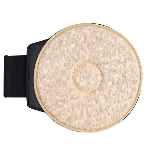 360 Grad drehbares Autositzkissen aus weichem Polyester-Strickgewebe, leicht und tragbar, bietet Komfort und Unterstützung in allen Jahreszeiten in Ihrem Fahrzeug und ermöglicht einen einfachen Zugang Image