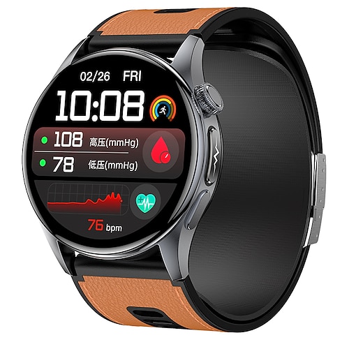 Neue Smartwatch mit hochpräziser Luftpumpe, 1,56-Zoll-AMOLED-Display, EKG, umfassender Schlafüberwachung, Gesundheitsfunktionen, Bluetooth-Telefonie, NFC, Airbag und Stratton. Image