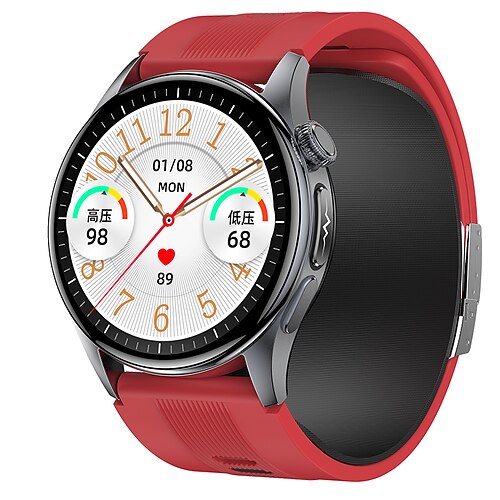 Neue Smartwatch mit hochpräziser Luftpumpe, 1,56-Zoll-AMOLED-Display, EKG, umfassender Schlafüberwachung, Gesundheitsfunktionen, Bluetooth-Telefonie, NFC, Airbag und Stratton. Image