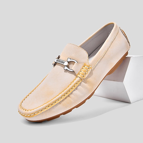 Lila Herren-Loafer aus Kunstleder – bequeme Slipper für den Alltag und entspannte Anlässe Image